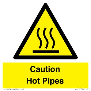 Caution Hot Pipes